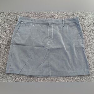Tommy Hilfiger Gray & White Pinstriped Skirt, Women’s, Size 16